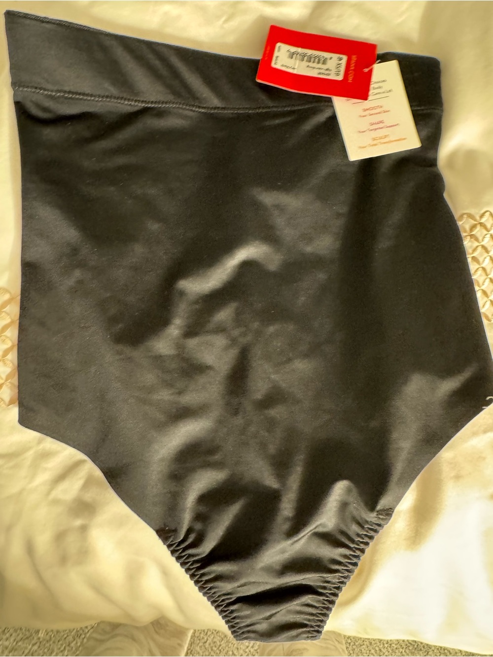 SPANX Girls' Black High-Waist Shaping Skort